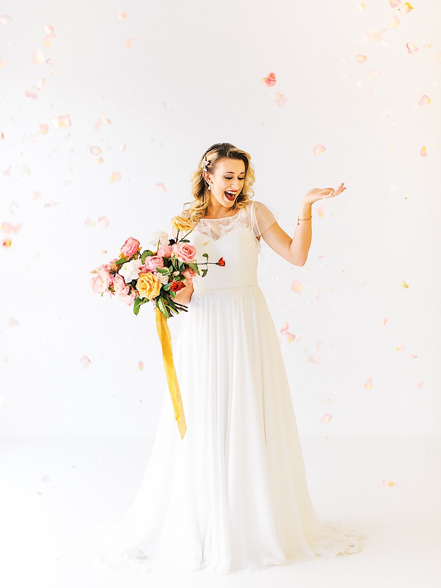 Colorful Floral NC Raleigh Wedding Inspiration